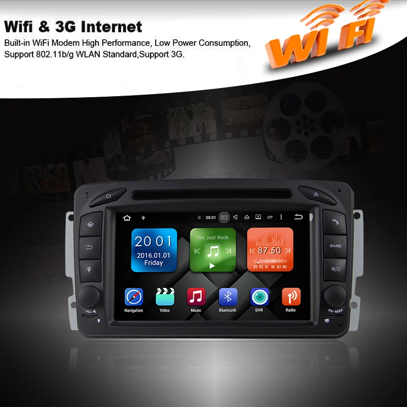 Excellent Android6.0/2G RAM/32G ROM/8Core/2Din For Mercedes/Benz/W209/203 Car DVD Player GPS Multimedia Bluetooth WiFi 3G TV Fast Boot SD 2 Excellent Android6.0/2G RAM/32G ROM/8Core/2Din For Mercedes/Benz/W209/203 Car DVD Player GPS Multimedia Bluetooth WiFi 3G TV Fast Boot SD 2