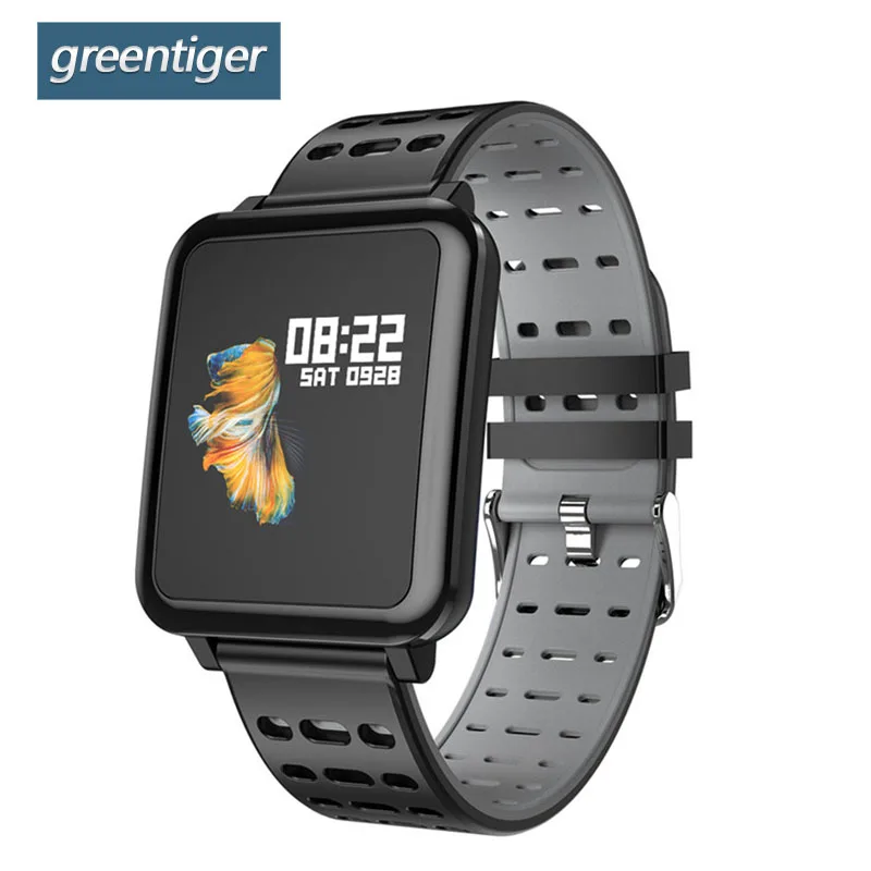 

Greentiger T2 Smart Watch Fitness Tracker IP67 Waterproof Heart Rate Monitor Smart Bracelet Sports Smartwatch For Android IOS