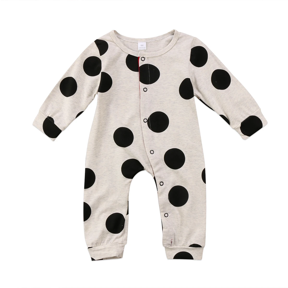 Baby Clothing Newborn Baby Boy Girls Polka Romper Polka Dot Jumpsuit