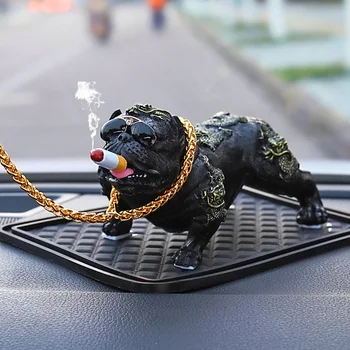 

Car Dog Decoration Creative Personality High Grade Car Interior Simulation Dog Doll Interior Accessories Ornaments Dog Toys