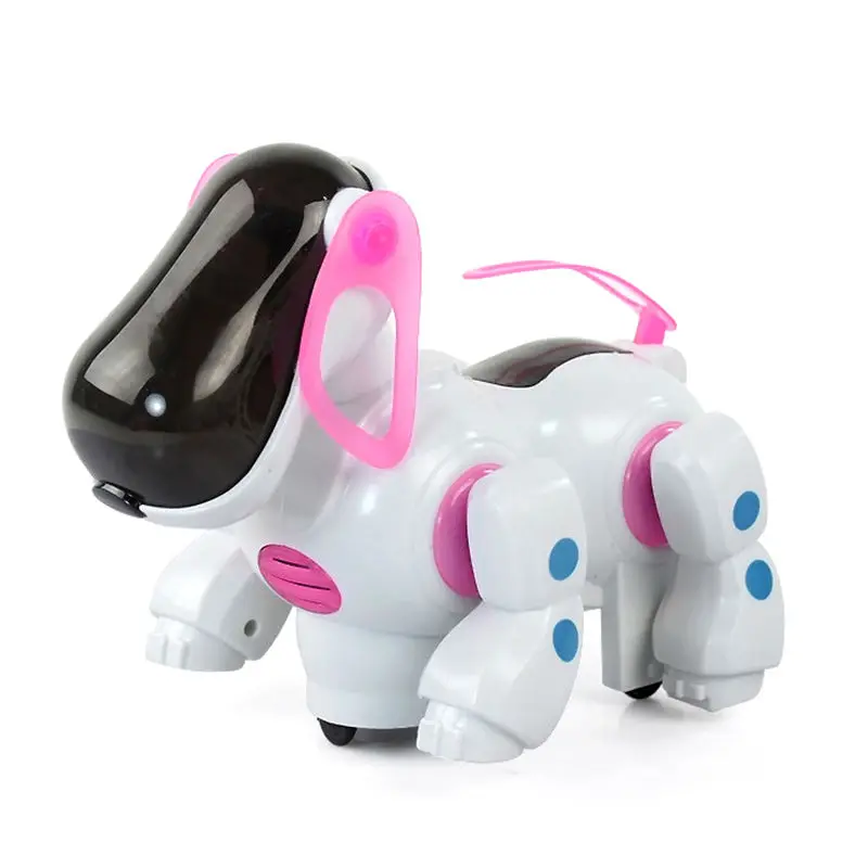 Новый интеллектуальный электронный Прогулки Pet Робот собака щенок Baby Friend партнер подарок с музыкой свет Игрушки для собак для Для детей