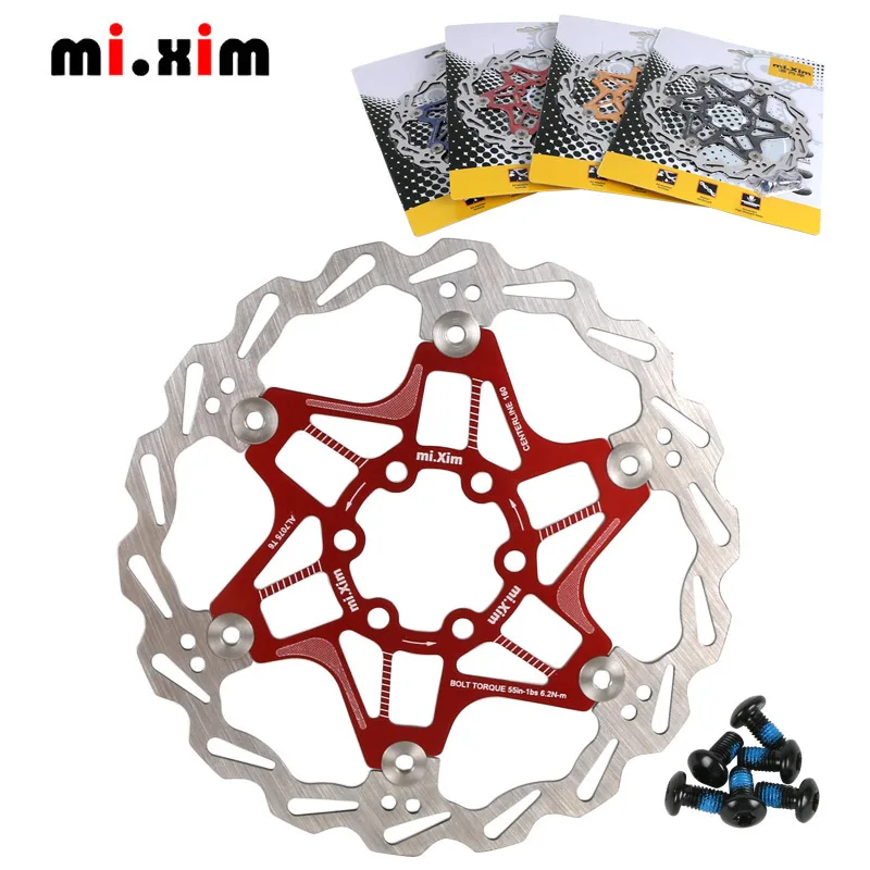 Color floating disc brake mountain six pin 160mm mi.Xim | Спорт и развлечения