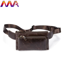 MVA лучшее качество Мужская поясная с натуральная кожа мужчины грудь мешок для модных женщин бумажник Мужские поясные сумки