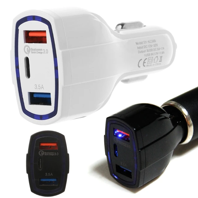 Best Offers Quick Charge 3.0+3.5A USB+Type C 3 Port Charger Adapter For Tablet PC cellphones Best Offers Quick Charge 3.0+3.5A USB+Type C 3 Port Charger Adapter For Tablet PC cellphones