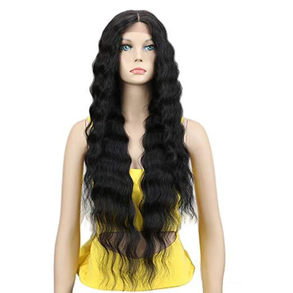 

Lace Front Human Hair Wigs For Black Women Brazilian Water Wave Wig With Baby Hair 150% 75cm Remy Wigs Pre Plucked F3.8