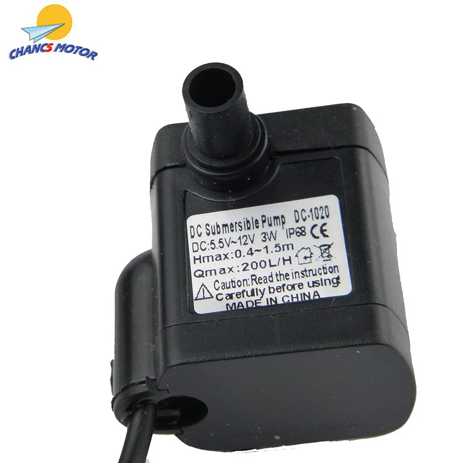 

CHANCS 3W 5.5-12V DC Mini Submersible Water Pump for Solar Power …