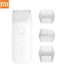 1 Youpin MiTU Электрический перезаряжаемый тихий детский триммер для волос Портативные Машинки для стрижки волос IPX7 водонепроницаемый usb зарядка низкий уровень шума