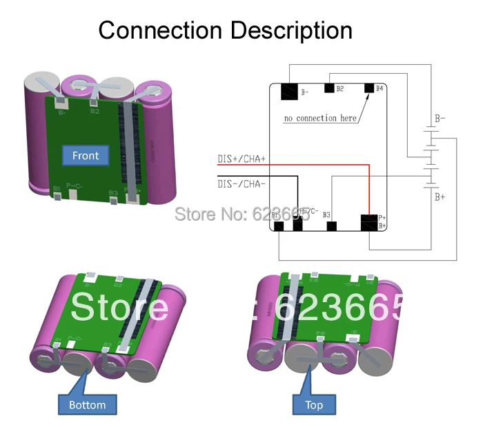Бесплатная доставка Φ 12 8 V LiFePO4 батарея BMS 12V 10A используется для lifepo4 3 2 18650|bms 12v|12v bmsa