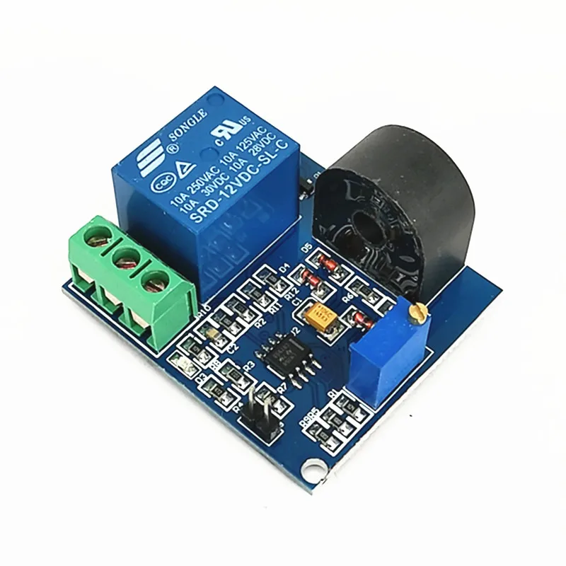 

5A overcurrent protection sensor module AC current sensor 12V relay