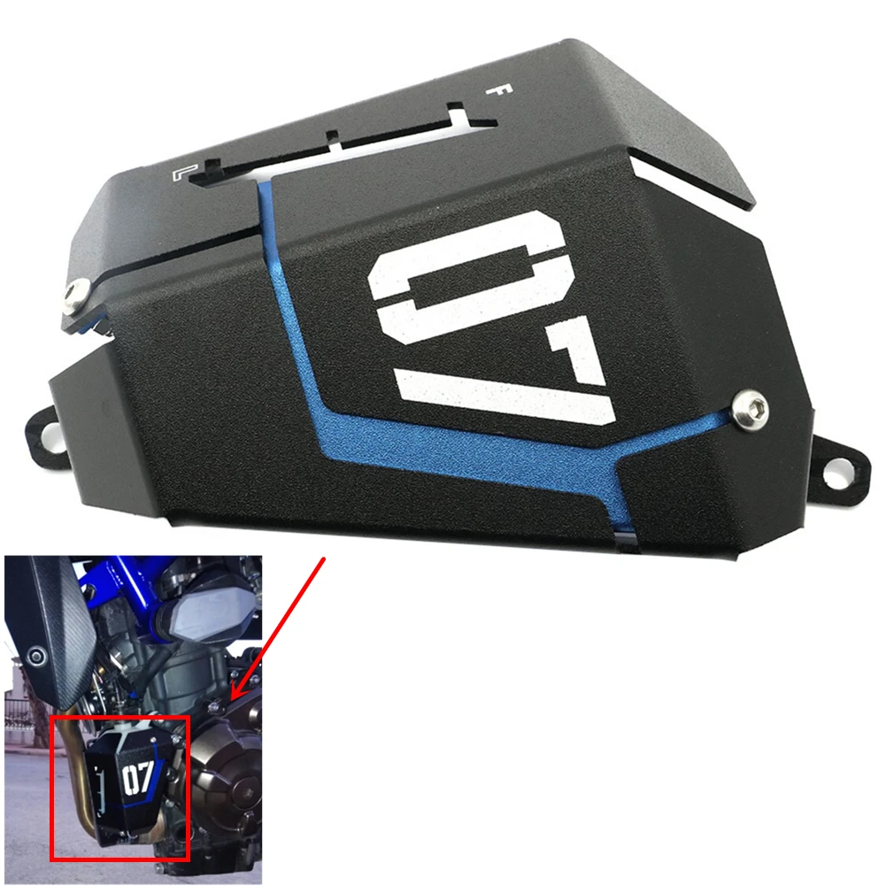 MT07 FZ07 Motorcycle Radiator Side Water Coolant Recovery Tank Guard