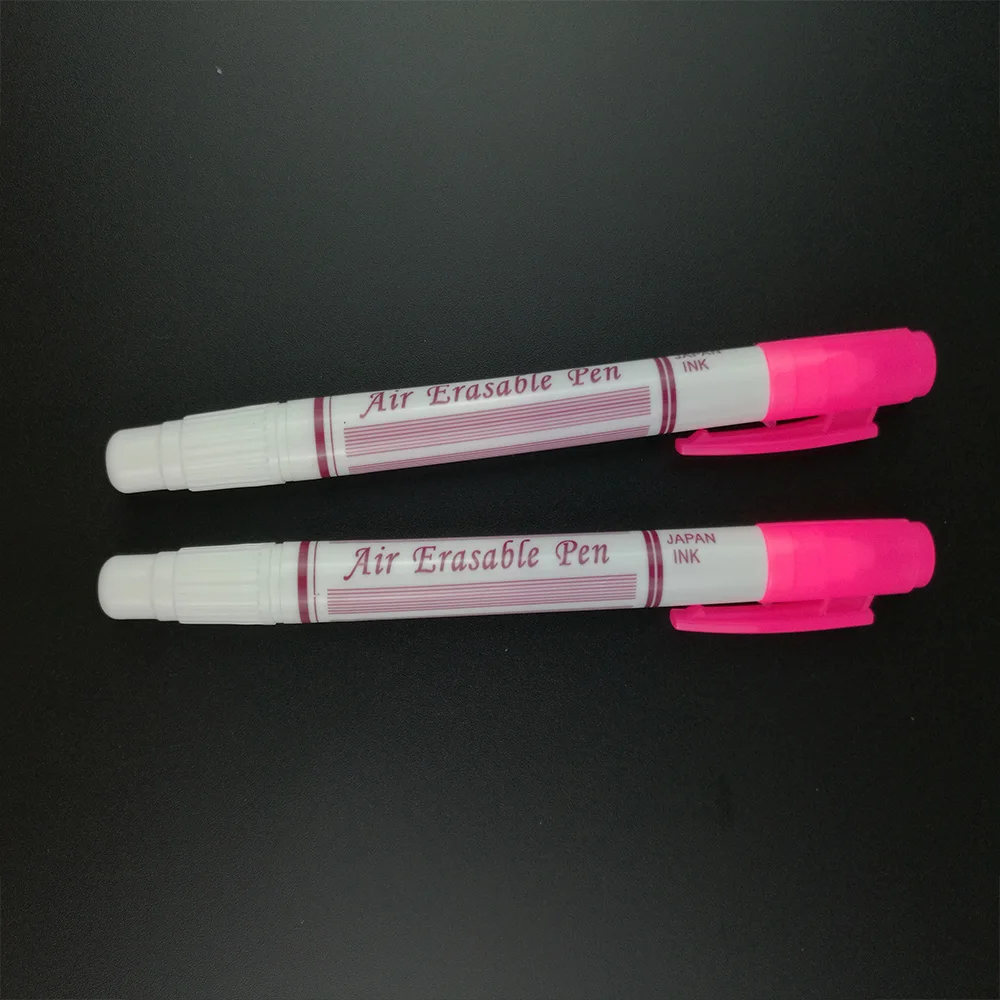 2pcs Erasable Pen Water Soluble Fabric Dual function Marker for replace Tailor's Chalk Patchwork Pencil Sewing Accessories | Дом и сад