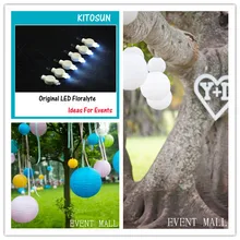 100 шт./упак. Multi-цвет skylantern свет для бумажный фонарь Рождество декор супер яркий бумажный фонарь светодиодный свет