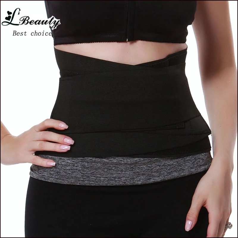 Back Support Waist Trimmer Belt Women Slimming Waist Trainer Fat Burning Girdle Tummy Control