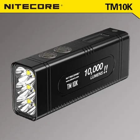 NITECORE TM10K светодиодный фонарик крошечный Монстр аккумуляторная батарея | Лампы и