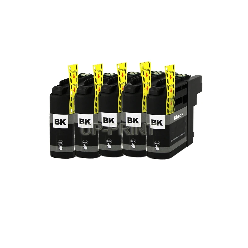Черные картриджи LC121 LC123 LC125 LC127 LC129 для Brother J4710DW/J6520DW/J6920DW/DCP-J132W/J152W/J172W 5 шт. |