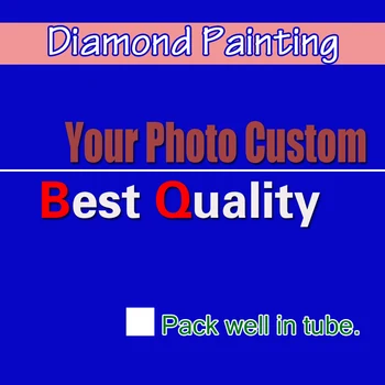 

DIY PHOTO CUSTOM Diamond Painting Picture of Rhinestones Diamond Embroidery Beadwork Cross Stitch Home Decoration