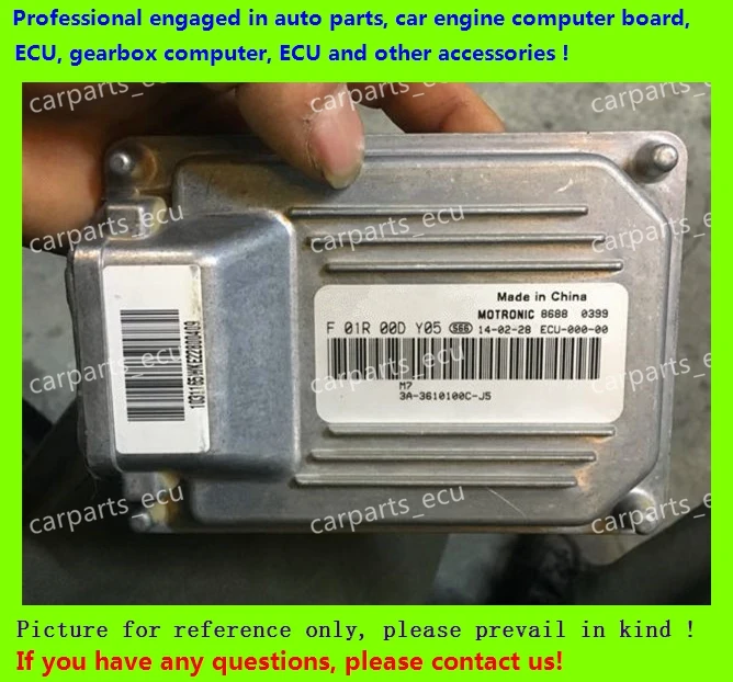 

For BYD car engine computer board/M7 ECU/Electronic Control Unit/Car PC/F01R00DY05 3A-3610100C-J5/F01RB0DY05