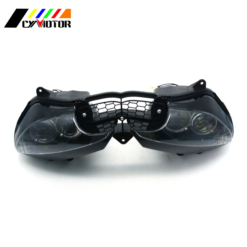 Передняя фара мотоцикла для YAMAHA YZFR6 YZF R6 2003 2004 2005 03 04 05 уличный велосипед|Накладки и