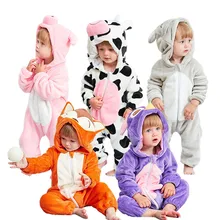 Infant Romper Baby Boys Girls Jumpsuit New Born Bebe Clothing Toddler Pajamas Winter Panda Romper Cosplay Clothes Baby Costumes new arrival jumpsuit elephant monkey lion owl elf pink horses penguins leotard romper infant costumes baby costumes baby onesie