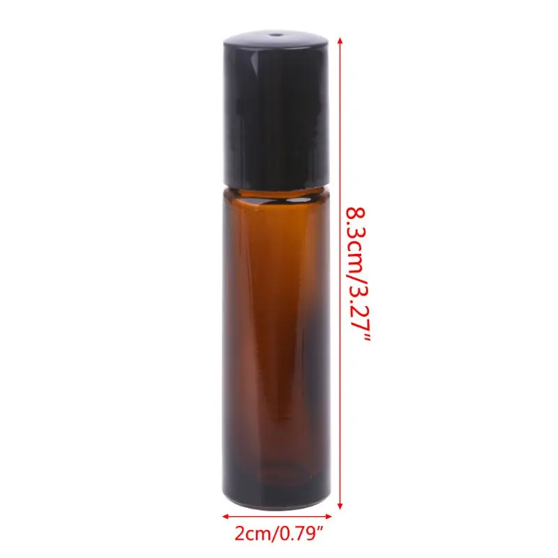 1 шт. 10 мл красочный роликовый шар стеклянная бутылка маленькая для парфюма эфирное масло