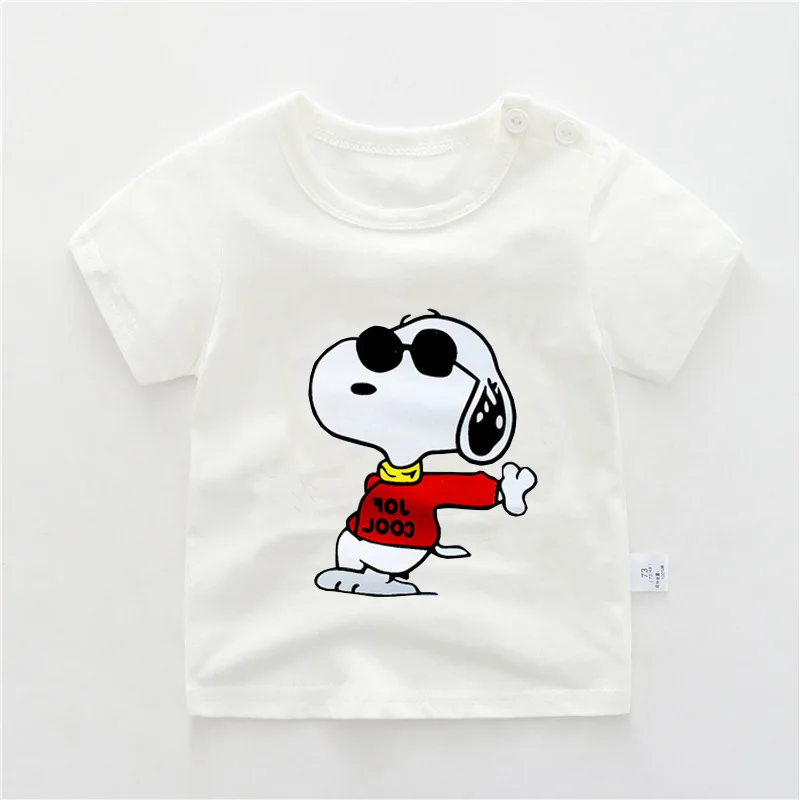 

Children's Hot Cartoon T-Shirt Infant Clothing Boys Summer Print T-Shirt Tops Children's T-Shirt Clothing Baby Cotton T-Shirt