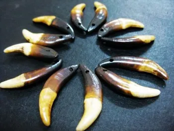 

Lots 36pcs on sale Tibet jewelry teeth yqtdmy design Pattern Pendant Jewel F&SH