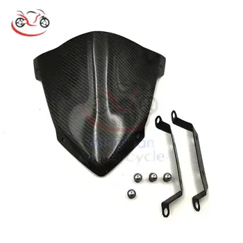 

For Yamaha MT-09 FZ09 14-16 Carbon Fiber Windshield Windshield Mounting Bracket Sun Visor MT 09 2014 2015 2016