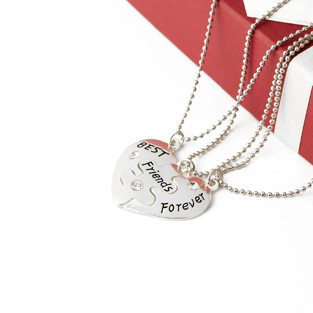 Ожерелье Lovers' Collier Bff 3 шт. ожерелье с надписью Best Friends Forever подвеска в виде сердца