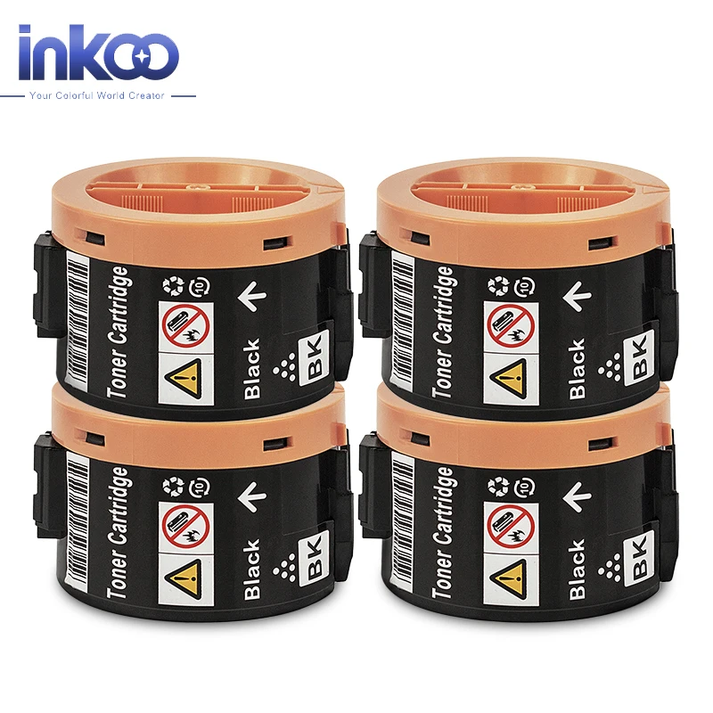 Inkoo 4 шт. для Fuji Xerox 3010 3040 совместимый тонер картридж Phaser Workcenter 3045 принтеры 106R02183| |