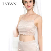 Leechee Small silk sling A small vest No use Silk lace Breathable and smooth Bottoming Having a chest Adjustable shoulder straps