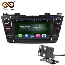 2Din Android6.0/7.1 Steering-Wheel Car DVD Multimedia Player Fit Mazda5 GPS Navigation4G+32G 8 Core 1080P Bluetooth OBD2