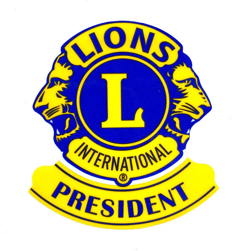 Международные наклейки FASP Lions club подходят для дверей автомобильных и