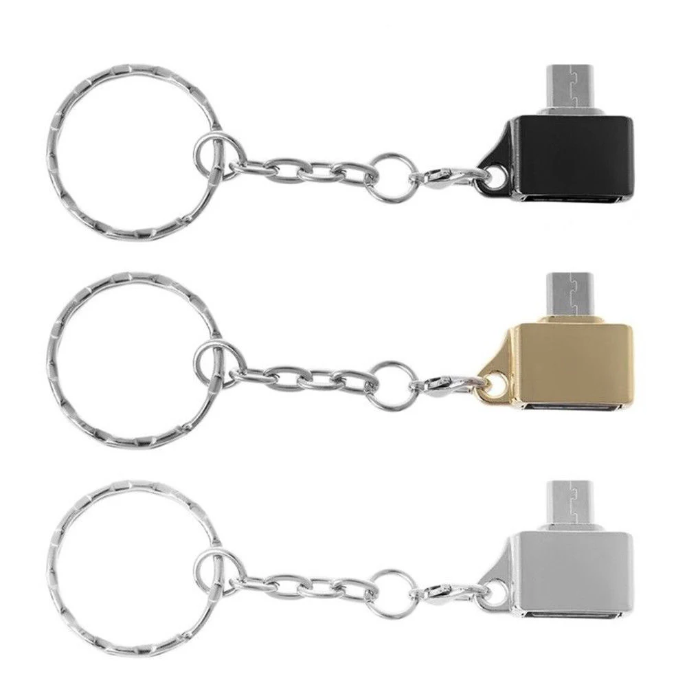 

Type-c U Disk Micro USB Extension OTG Data Cable Adapter Converter Keychain For iPhone Memory Capacity Video Expander Convertor