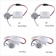 1 Вт/3 Вт светодиодный белый/теплый белый AC 85-265 в мини-светильник для поверхностного монтажа светодиодный светильник ювелирный шкаф лампа светодиодный мини-прожектор лампа