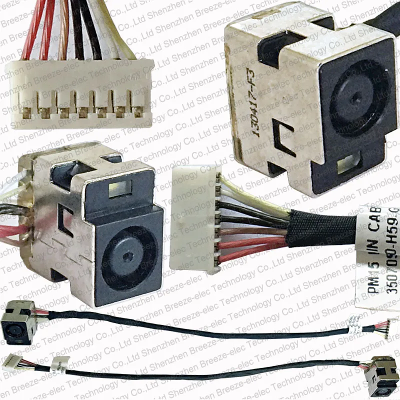 5 pieces/lot Genuine new Laptop DC Power Jack Cable Socket connector harness for HP G62 CQ62 CJA19 G62-a05ER a05SB B08ET B08SL | Компьютеры