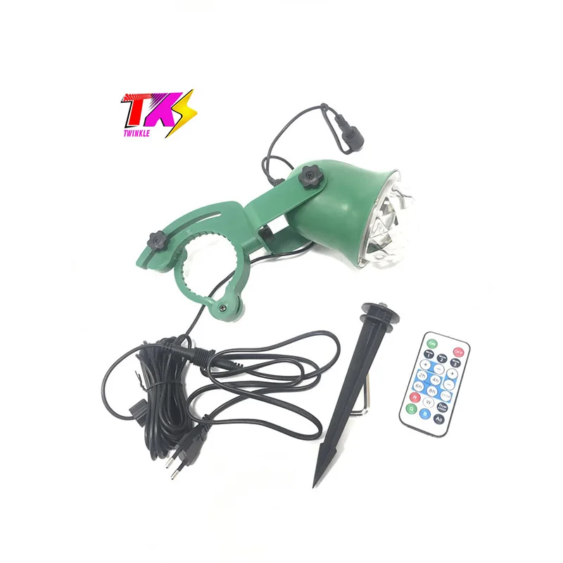 

IP65 RGB LED Spike Light With IR Remote Garden Lawn Lamp Light flame light Stage lighting equipments