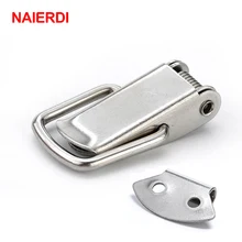 Naierdi J107 Hardware Kabinet Dozen Veerslot Catch Toggle Hasp 46*21 Milde Staal Hasp Voor Schuifdeur eenvoudige Venster