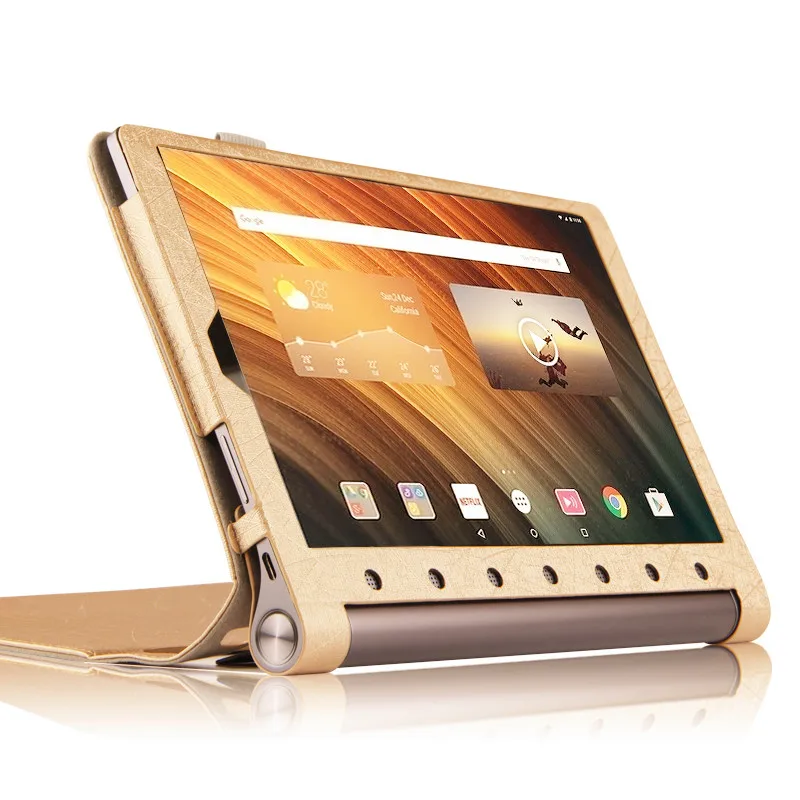 

For Lenovo Yoga Tab3 Tab 3 Plus YT-X703F X703L 10.1 inch Tablet Smart PU Leather Protective cover case + Stylus