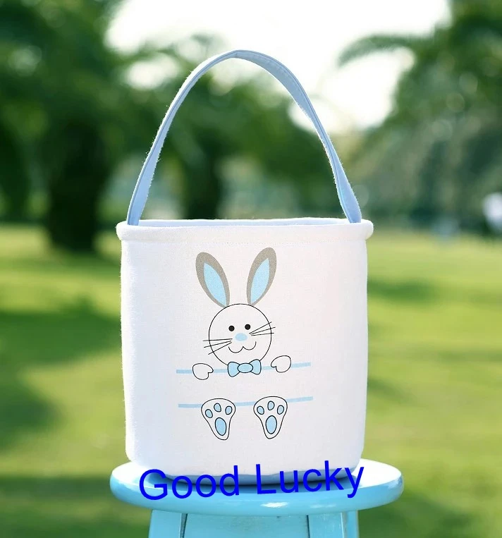 Clearance 60pcs/lot cute fashion easter basket happy Easter bunny ears tail bucket unicorn easter basket bunny face easter tote 10