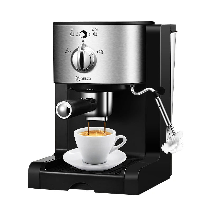 Donlim DL-KF500 капсульные кофемашины бытовой Эспрессо машина полуавтоматическая коммерческих паровой молочной пены 20BAR