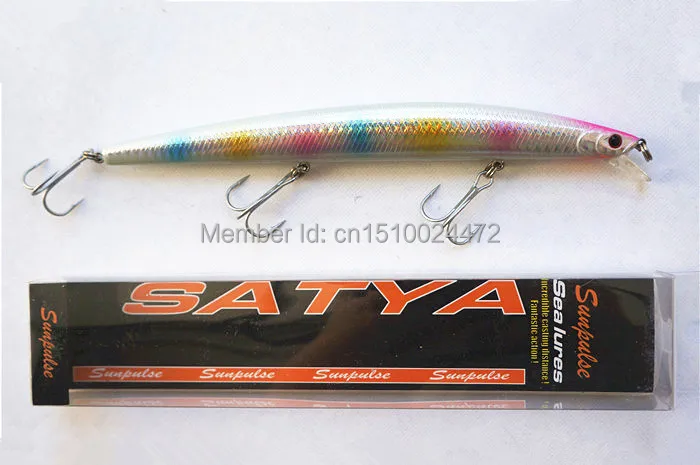 

Minnow Bait Floating Type Big Lure 17.5cm/30g Violet Color