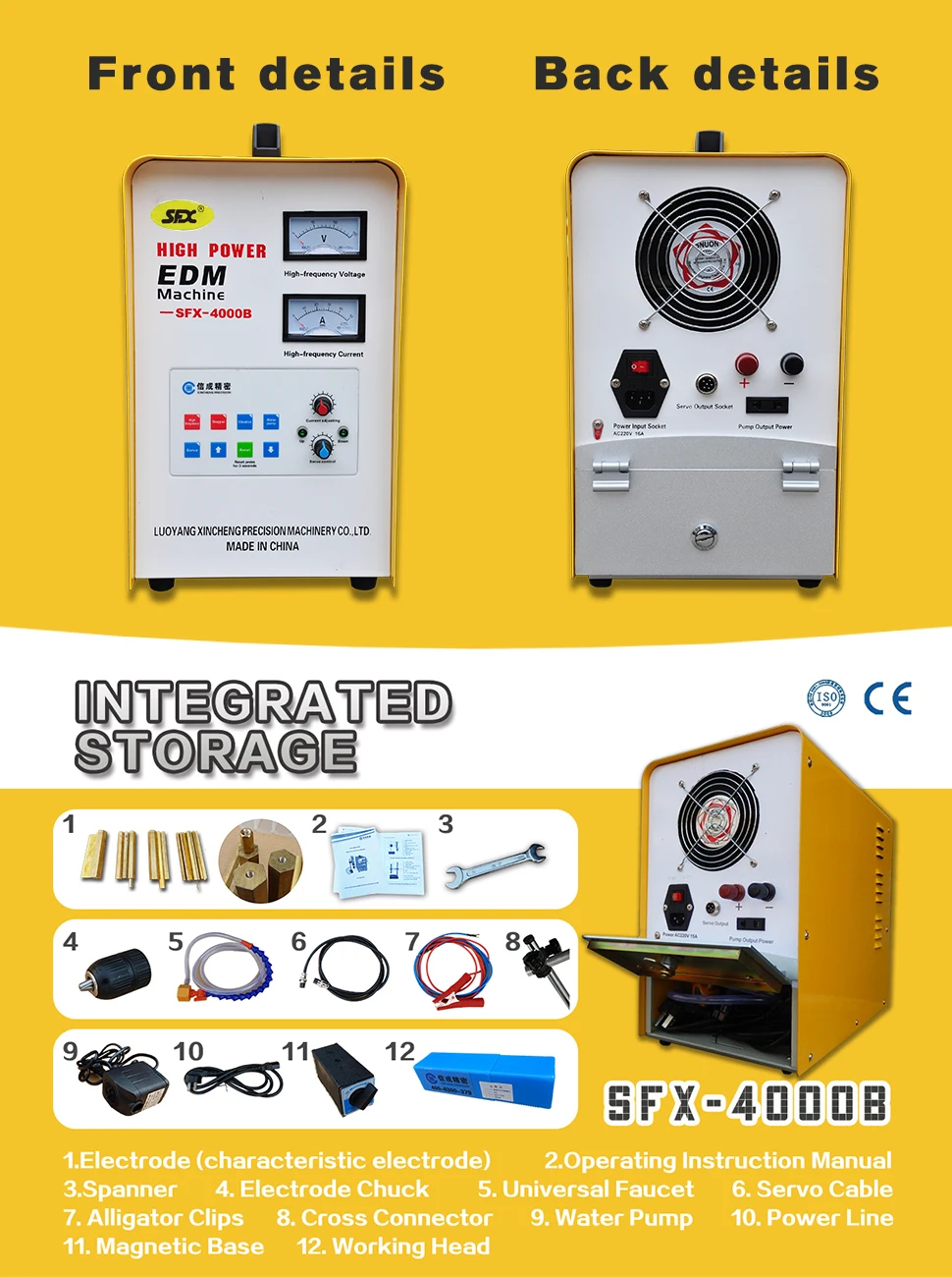 SFX4000B broken tap remover integrated storage
