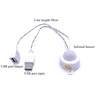Interruptor de Sensor de movimiento infrarrojo de cuerpo humano, tira de luces LED nocturnas, 5-24V/5A cc, con enchufe USB ► Foto 2/6