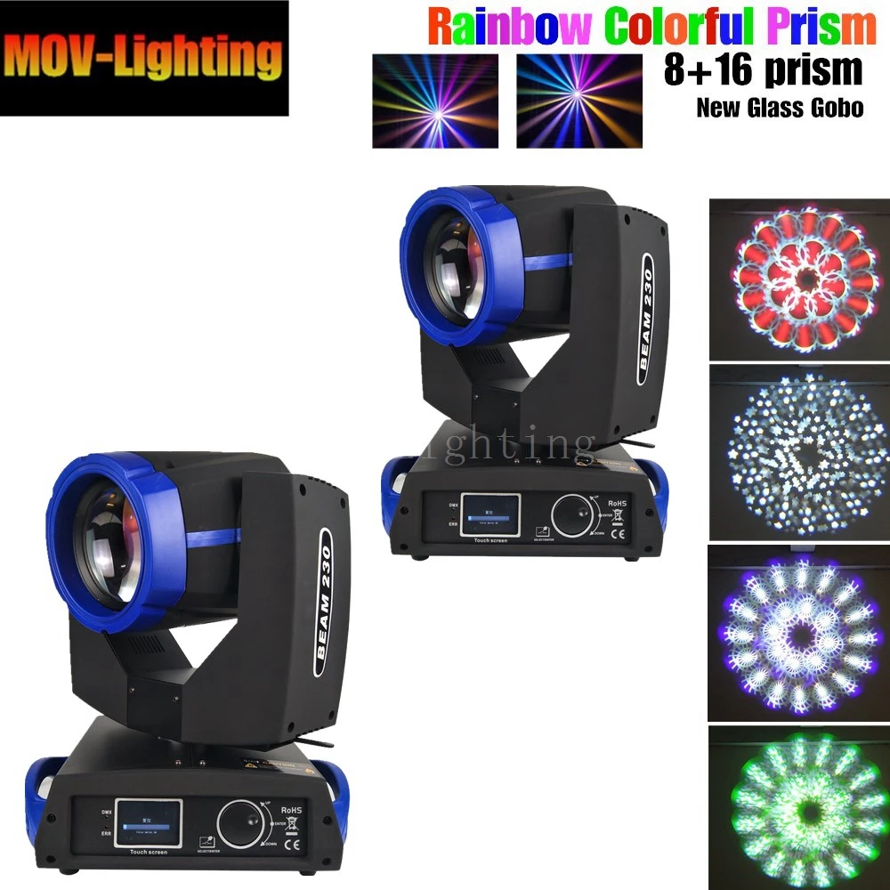 2 шт. сценический светильник Sharpy Beam 230 Вт 7r движущаяся головка dj effect