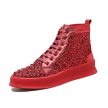 Spring/autumn genuine leather men boots adult men shoes ankle casual shoes spring men casual shoes winter male luxury trainers adult ankle boots genuine leather hook loop solid suede flatform sneakers