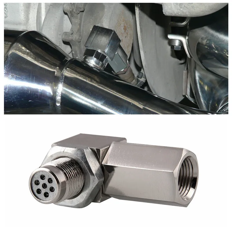 

Universal Oxygen Sensor Extender 90 Degree 02 Bung Extension Catalytic Converter O2 Oxygen Sensor Spacer Car Accessories