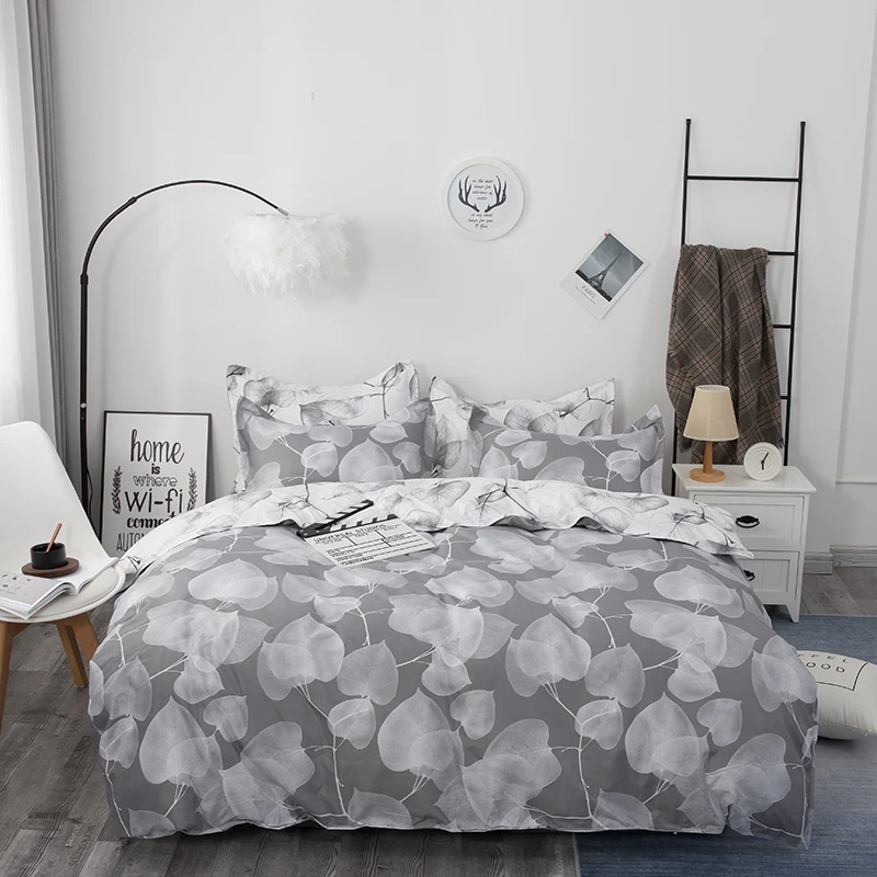 Modern Printed Bedding Set 3pcs2pcs Duvet Cover Pillowcase Pillow Sham Home Textile Adult King Queen Size No Sheet No Fillers (5)