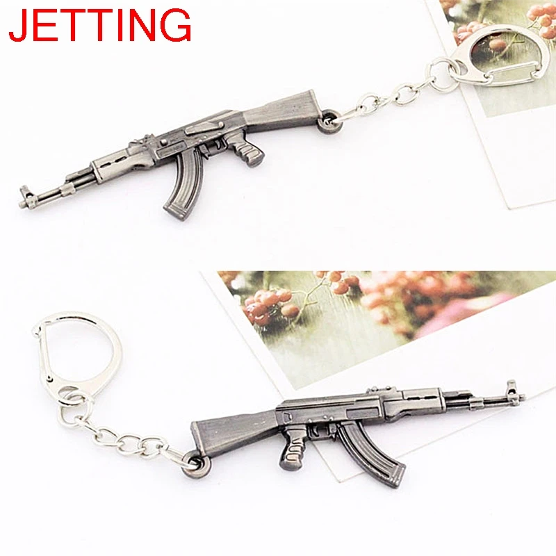 1 шт. Ak47 пистолет брелок для ключей игра Awp винтовка кольцо Chaveiro Porte Clef открывалка