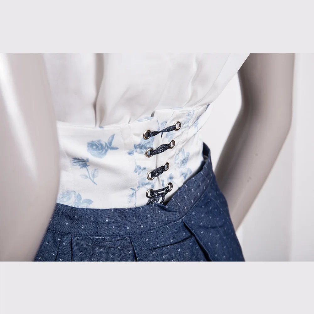 Westworld Season 2 Dolores Blue Dresses Cosplay Dolores Halloween Costumes Suit (7)