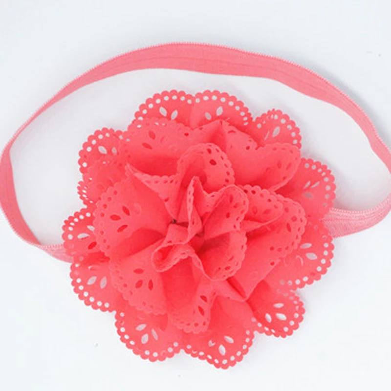 12 шт./лот для маленьких девочек повязка милый цветок Головные уборы девочек головы Обёрточная бумага малыша резинка для волос Baby Подставки для фотографий bhw-076